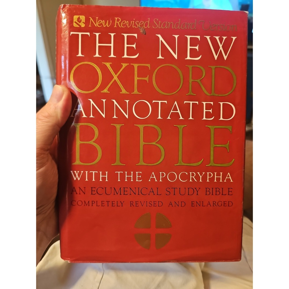 The New Oxford Annotated Bible with the Apocrypha (1991, Hardcover, Annotated...